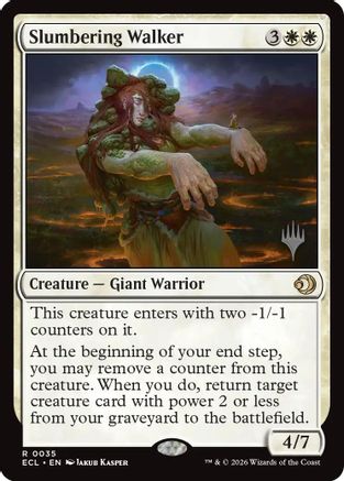 Slumbering Walker (Promo Pack) (035) Foil - Lorwyn Eclipsed