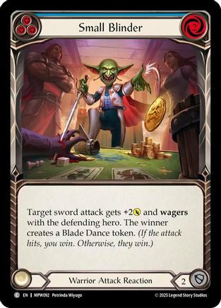 Small Blinder (Blue) (MPW092) - Mastery Pack Warrior