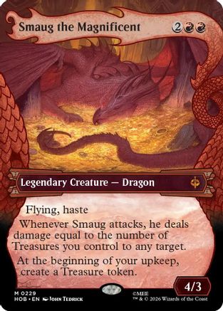 Smaug the Magnificent (Showcase) (229) Foil - The Hobbit