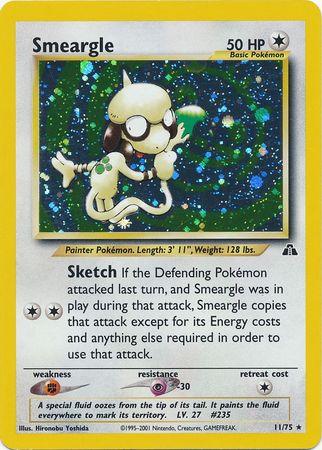 Smeargle (11) (Unlimited) Holofoil - Neo Discovery