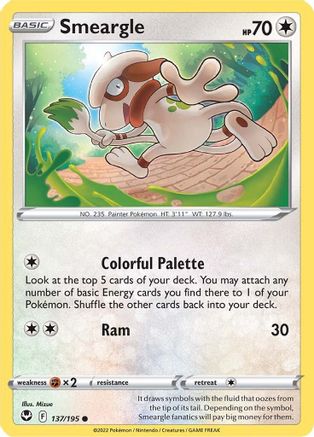 Smeargle (137) - Silver Tempest