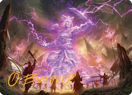 Smile at Death (004s) Gold-Stamped - Art Series: Tarkir: Dragonstorm