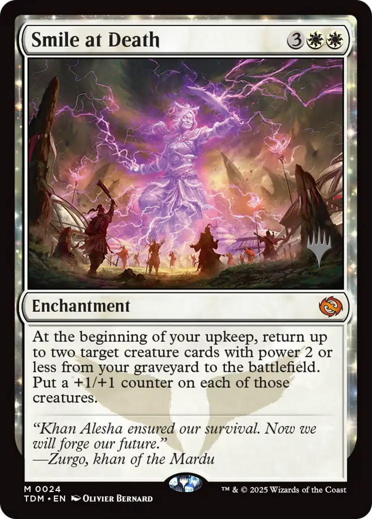 Smile at Death (Promo Pack) (024) Foil - Tarkir: Dragonstorm