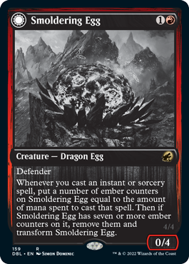 Smoldering Egg (159) - Innistrad: Double Feature Foil