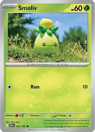 Smoliv (21) Reverse Holofoil - Destined Rivals