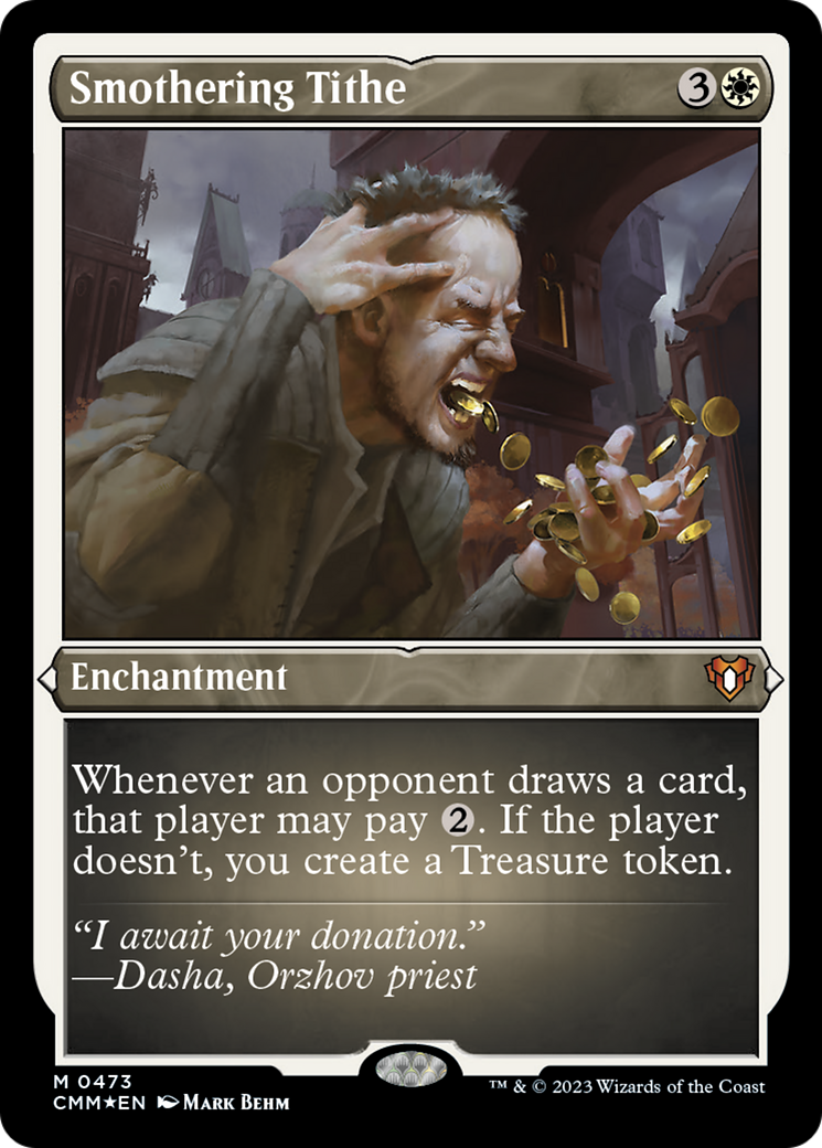 Smothering Tithe (473) Foil - Commander Masters
