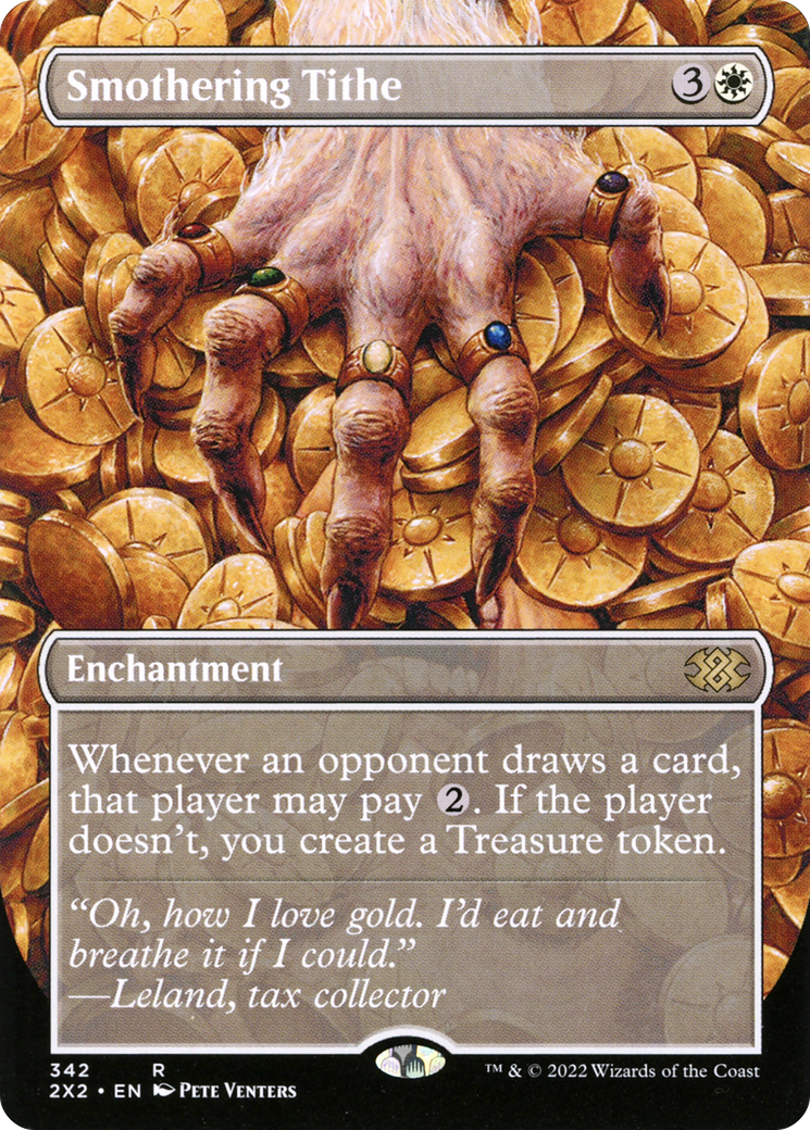 Smothering Tithe (Borderless) (342) Foil - Double Masters 2022