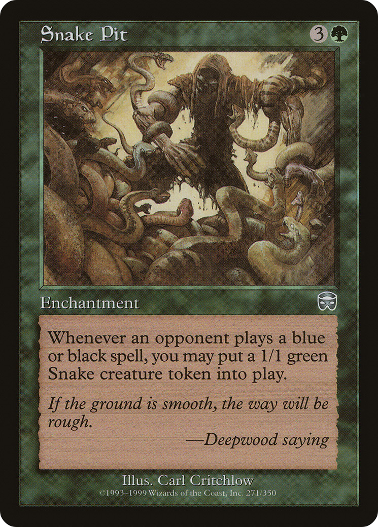 Snake Pit (271) Foil - Mercadian Masques