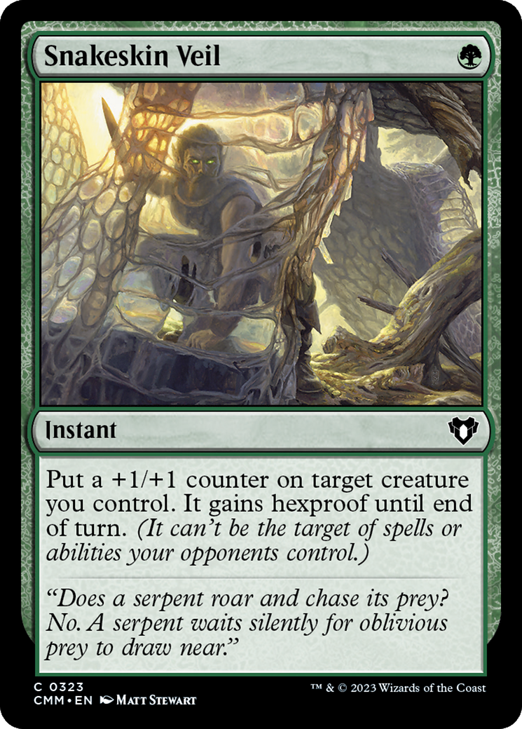 Snakeskin Veil (323) - Commander Masters
