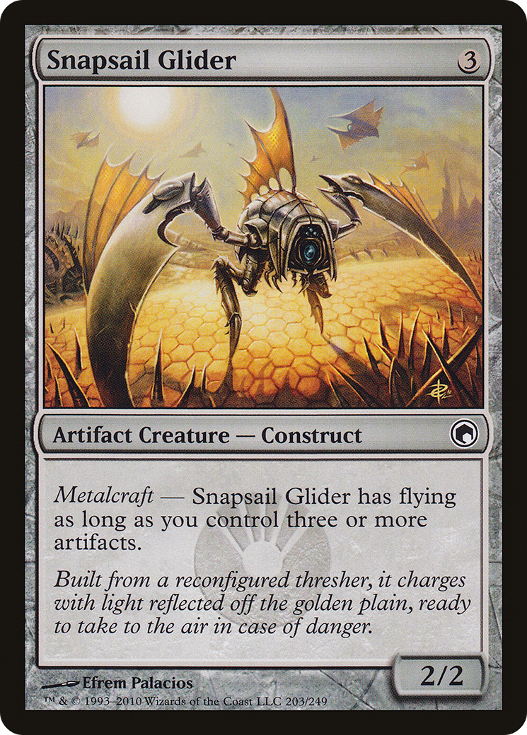 Snapsail Glider (203) Foil - Scars of Mirrodin