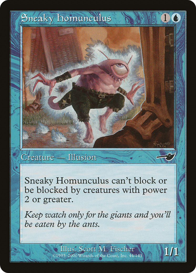 Sneaky Homunculus (044) Foil - Nemesis