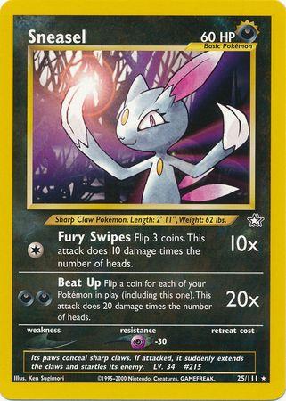 Sneasel (25) (Unlimited) - Neo Genesis