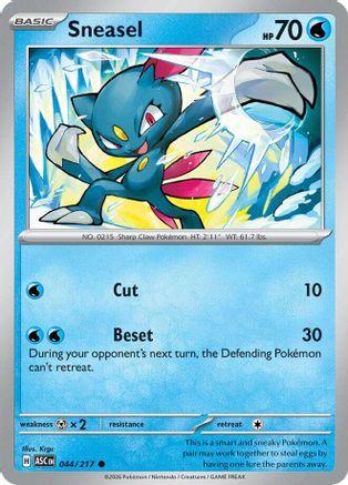 Sneasel (44) - Ascended Heroes