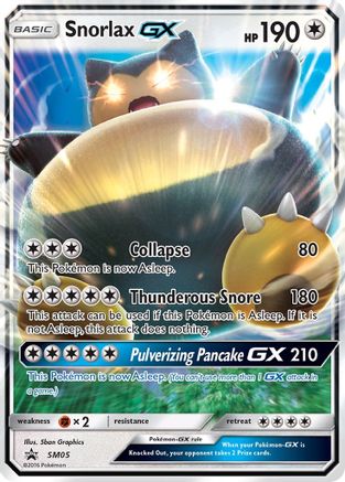 Snorlax GX (SM05) Holofoil - Black Star Promos