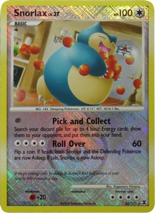 Snorlax (League Promo) (33) Reverse Holofoil - Rising Rivals