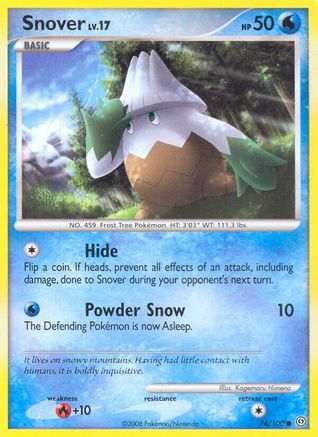 Snover (74) Reverse Holofoil - Stormfront
