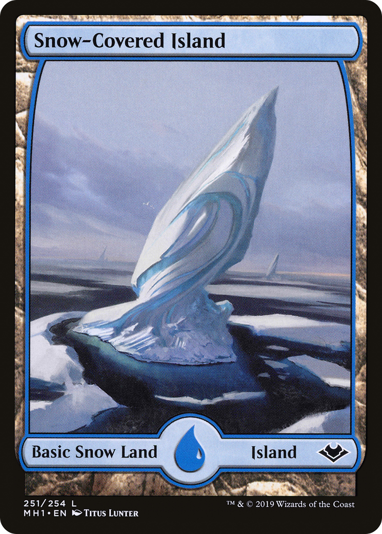 Snow-Covered Island (251) - Modern Horizons Foil