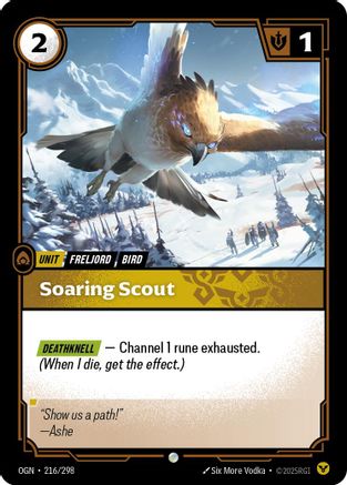 Soaring Scout (216) Foil - Origins