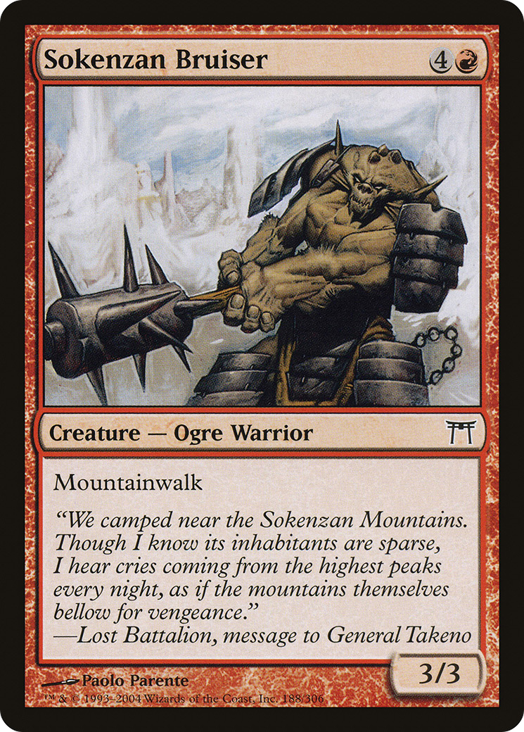 Sokenzan Bruiser (188) - Champions of Kamigawa