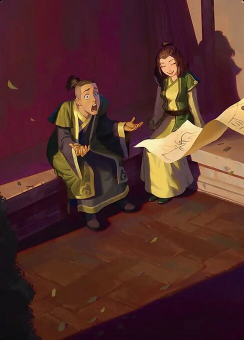Sokka and Suki (010) - Art Series: Avatar: The Last Airbender