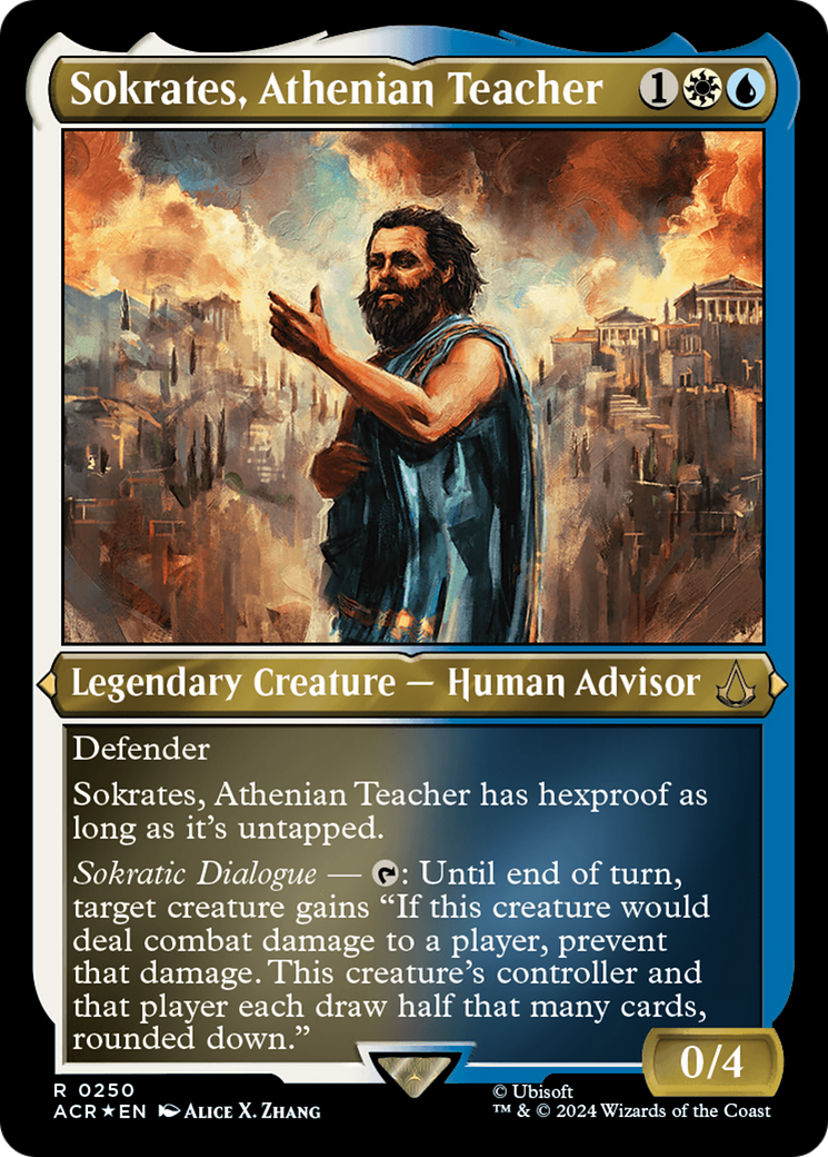 Sokrates, Athenian Teacher (250) Etched Foil - Assassin's Creed