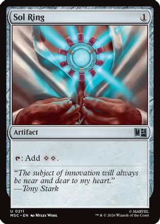 Sol Ring (211) Surge Foil - Commander: Marvel Super Heroes