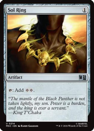 Sol Ring (214) Surge Foil - Commander: Marvel Super Heroes
