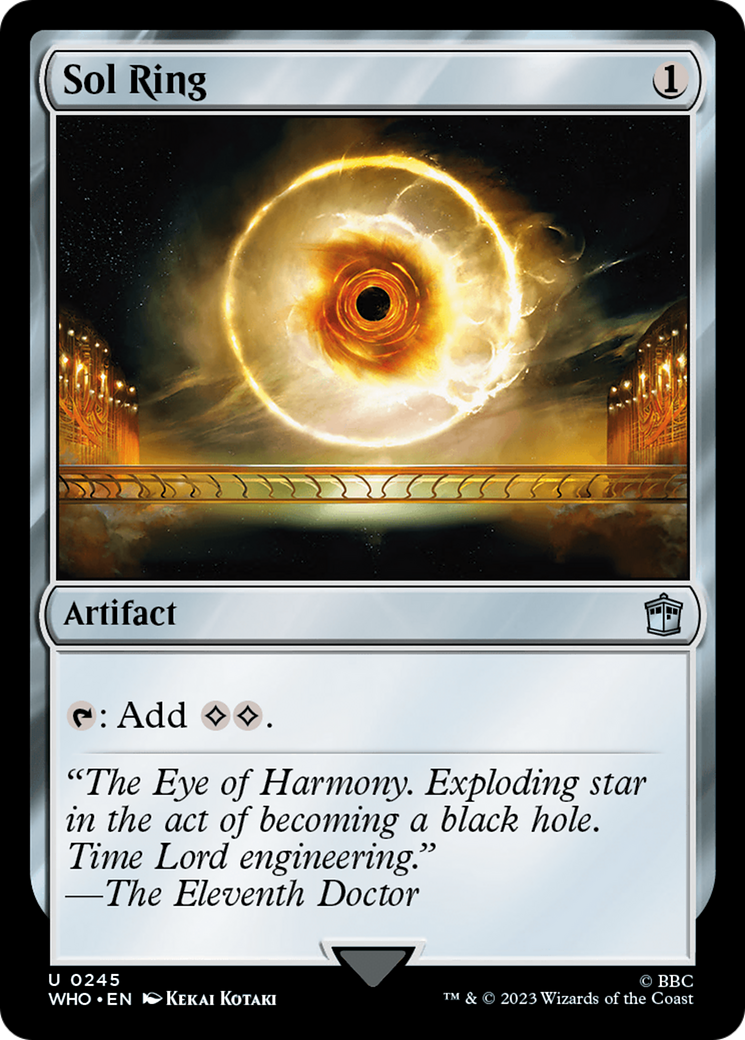 Sol Ring (245) Foil - Doctor Who