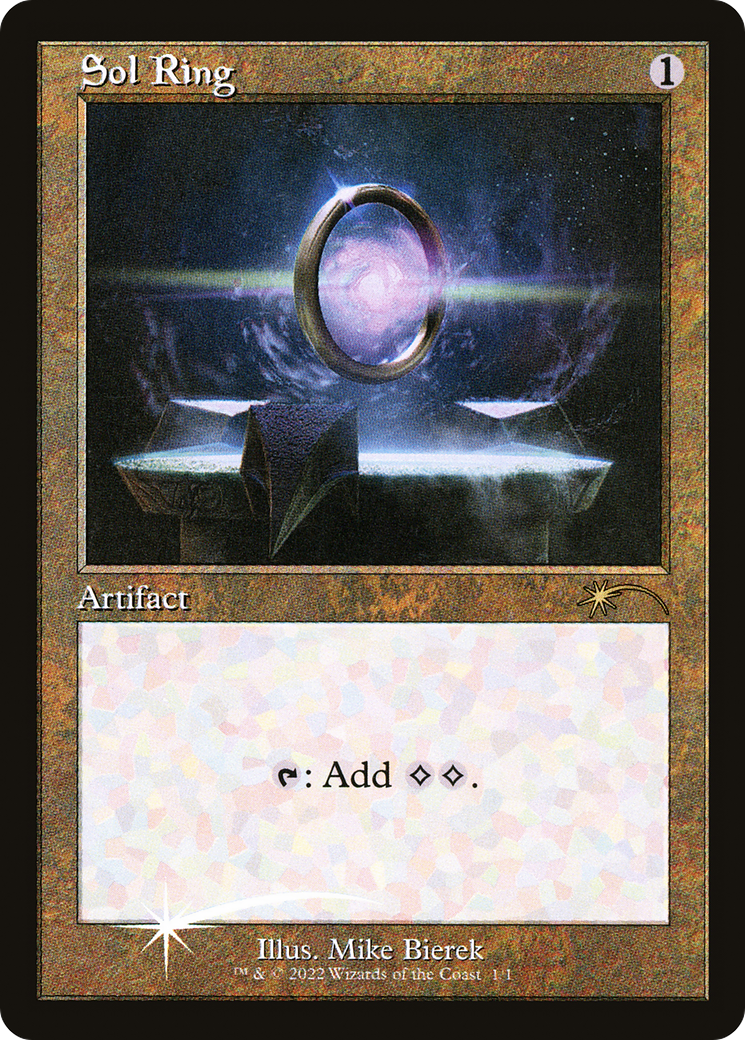 Sol Ring (Retro) (001) Foil - Love Your LGS 2022