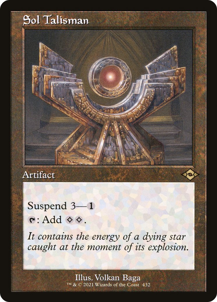 Sol Talisman (Retro) (432) - Modern Horizons 2 Foil