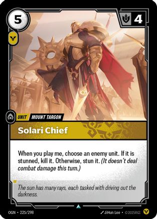 Solari Chief (225) - Origins