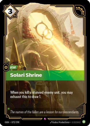 Solari Shrine (072) Foil - Origins