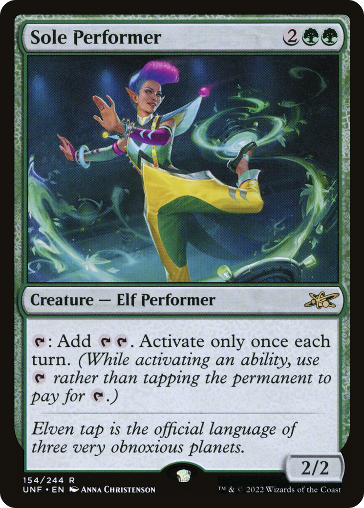 Sole Performer (154) - Unfinity Foil
