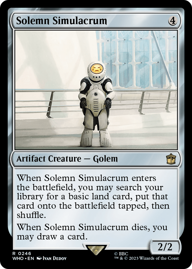 Solemn Simulacrum (246) Foil - Doctor Who