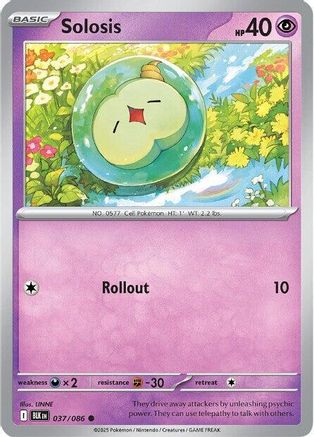 Solosis (37) Reverse Holofoil - Black Bolt