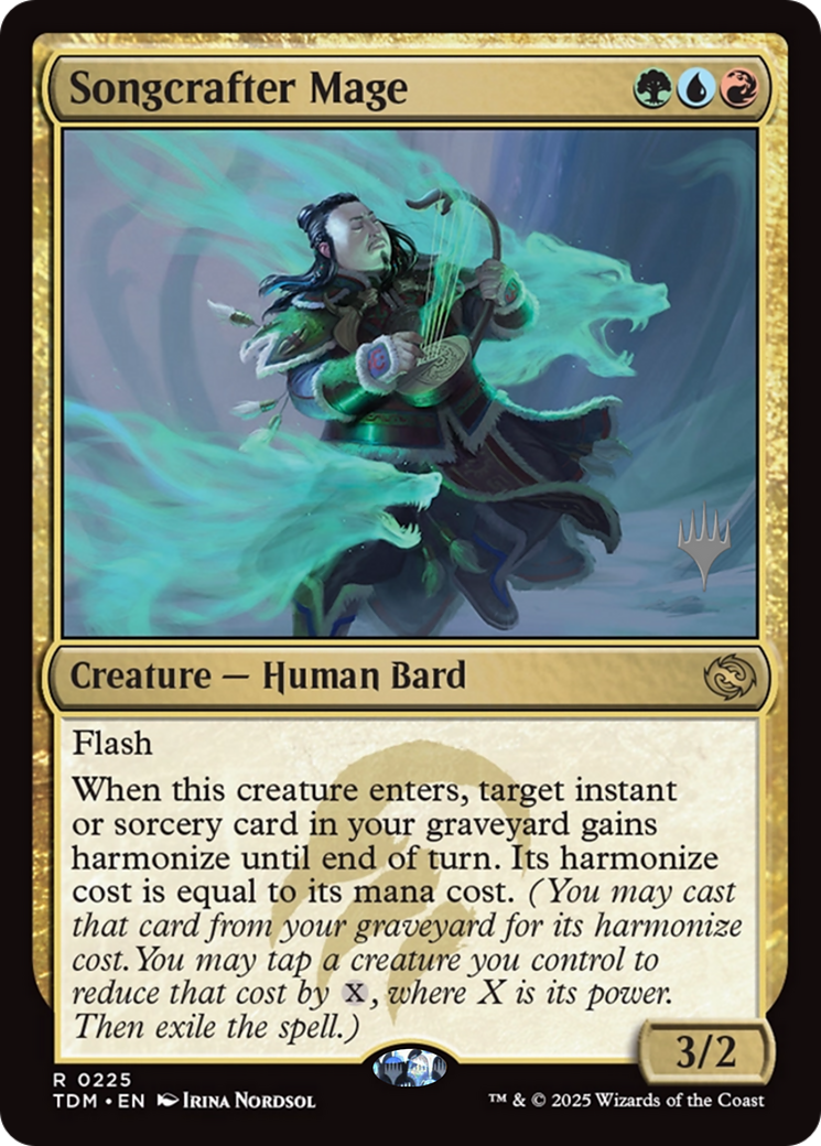 Songcrafter Mage (Promo Pack) (225) Foil - Tarkir: Dragonstorm