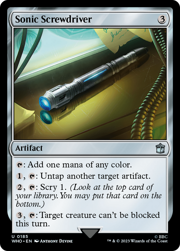 Sonic Screwdriver (185) Foil - Doctor Who