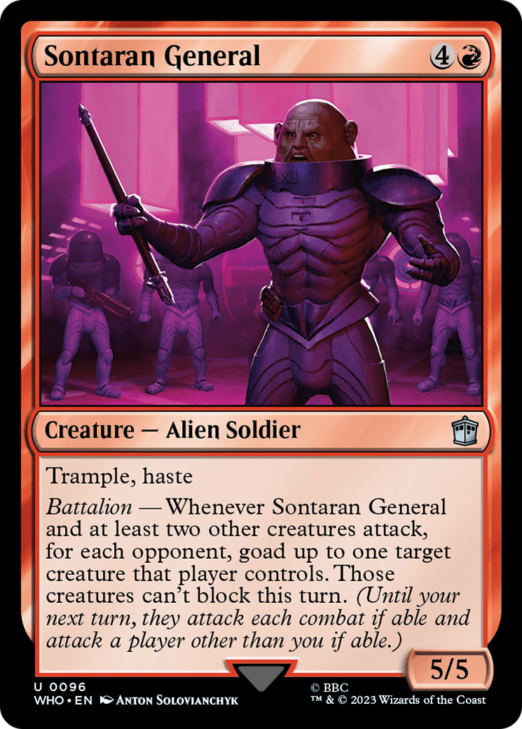 Sontaran General (096) Foil - Doctor Who