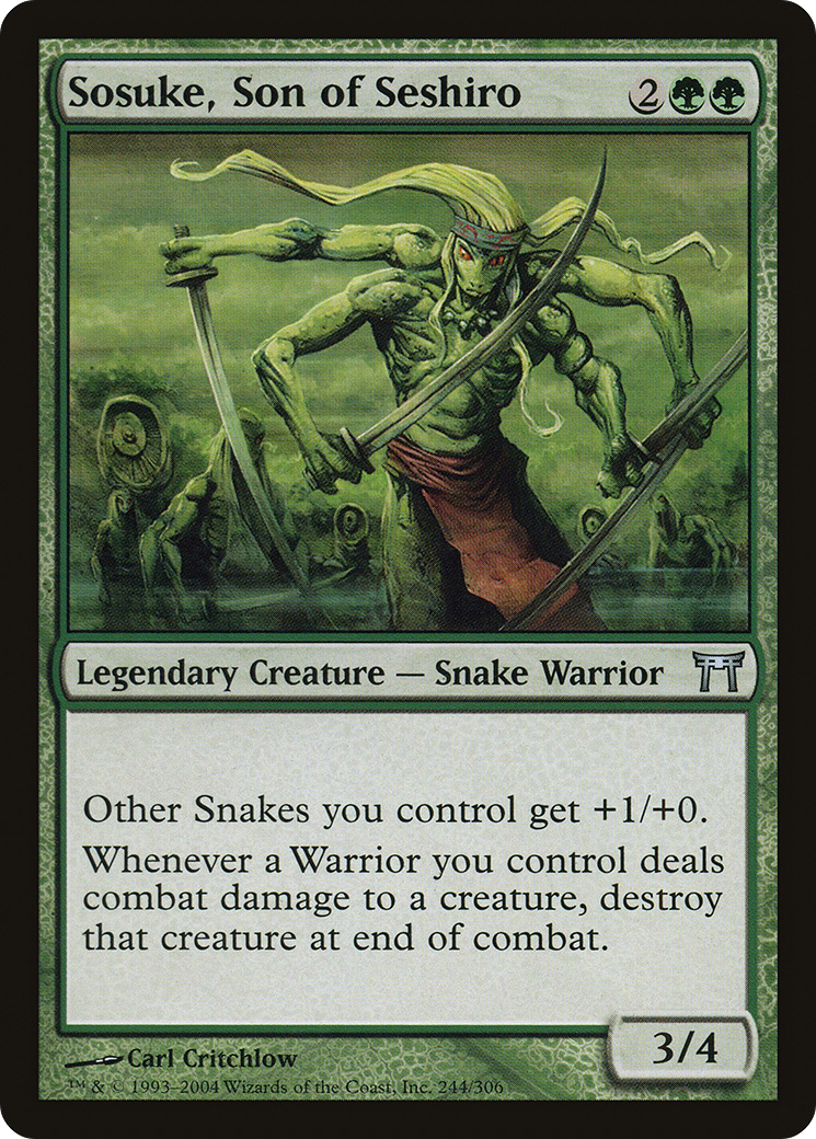 Sosuke, Son of Seshiro (244) - Champions of Kamigawa