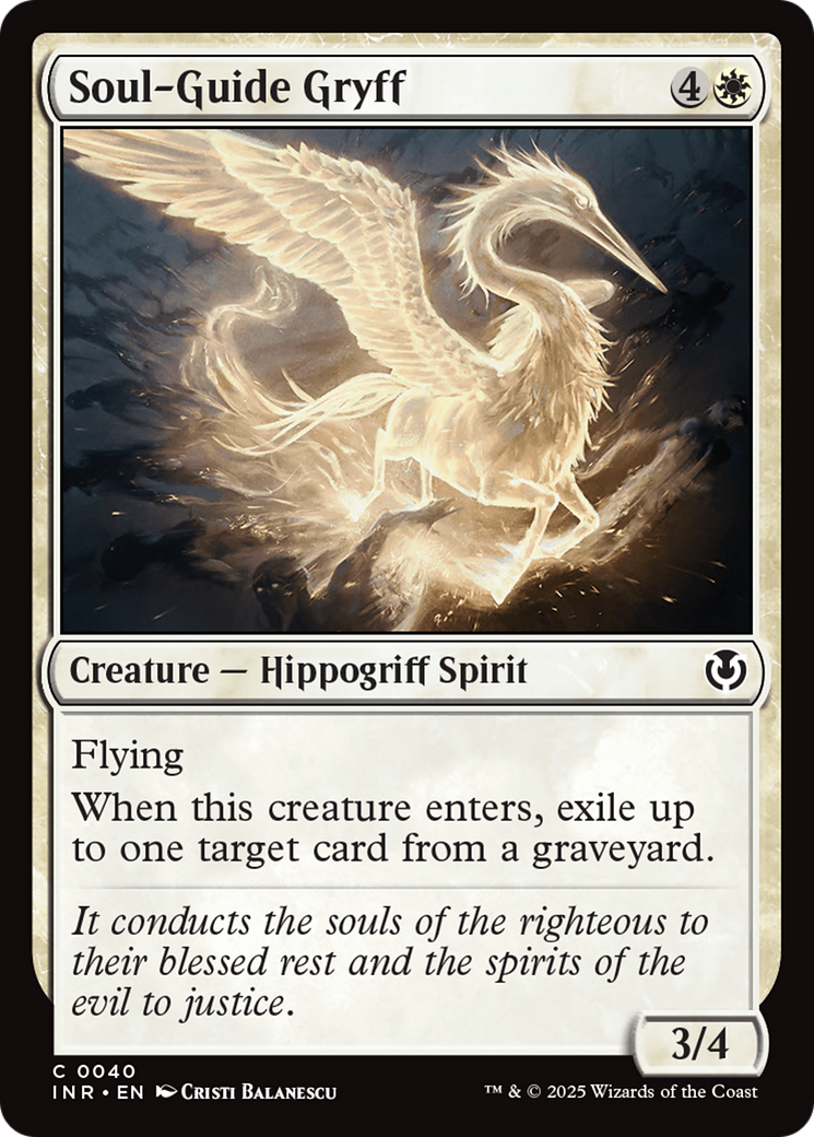 Soul-Guide Gryff (040) Foil - Innistrad Remastered