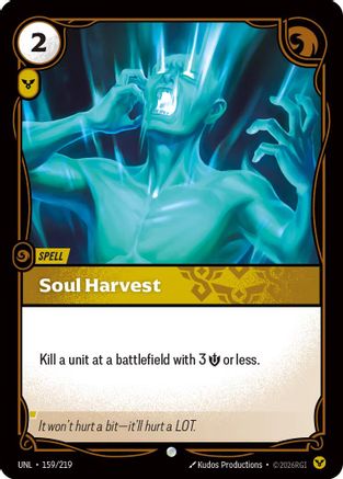 Soul Harvest (159) Foil - Unleashed