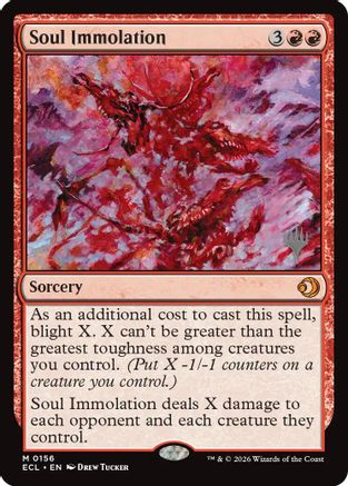 Soul Immolation (Promo Pack) (156) Foil - Lorwyn Eclipsed