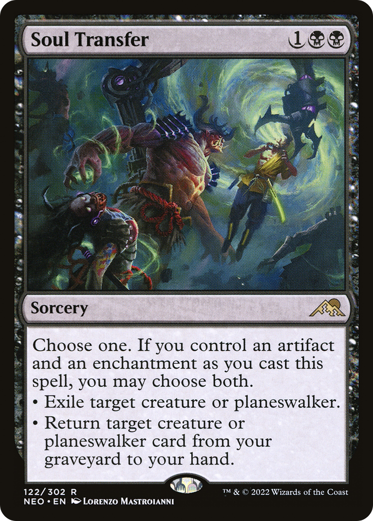 Soul Transfer (122) - Kamigawa: Neon Dynasty Foil
