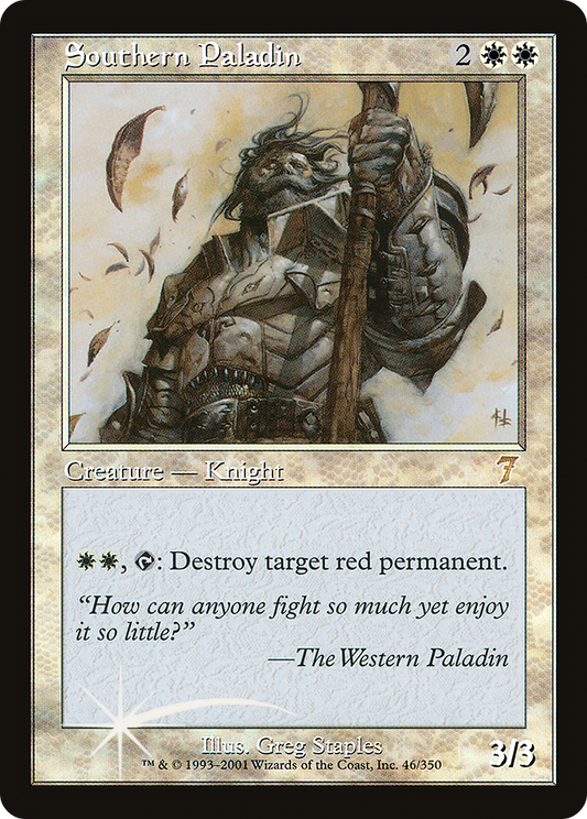Southern Paladin (046) Foil - Seventh Edition