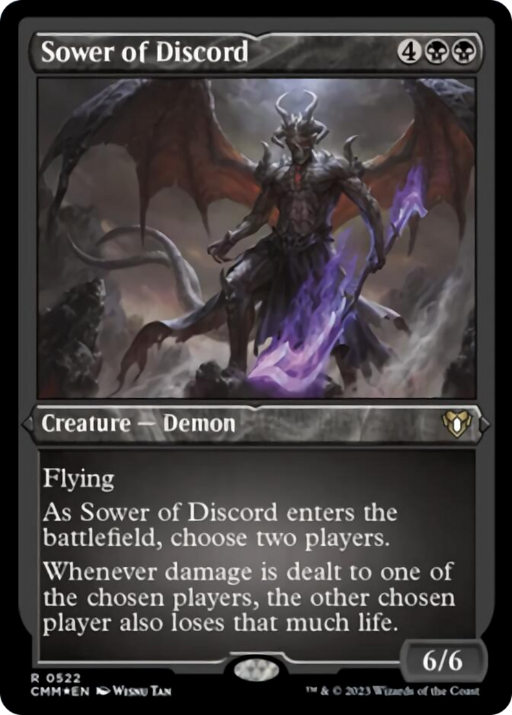 Sower of Discord (522) Etched Foil - Commander Masters