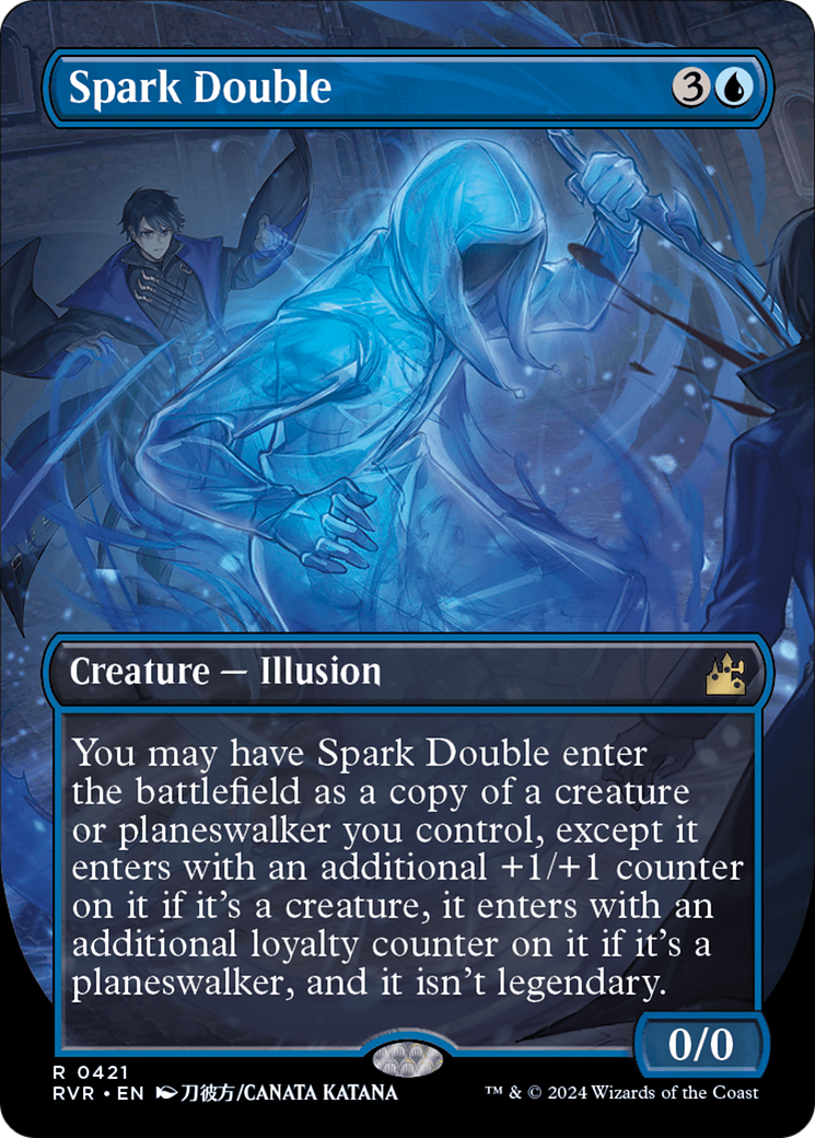 Spark Double (Anime Borderless) (421) Foil - Ravnica Remastered