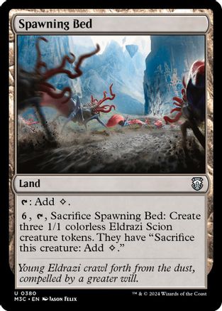 Spawning Bed (380) Ripple Foil - Commander: Modern Horizons 3