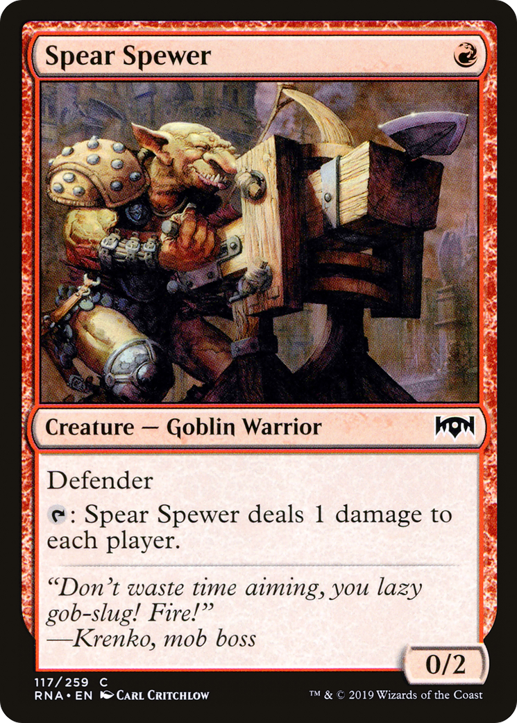 Spear Spewer (117) - Ravnica Allegiance Foil