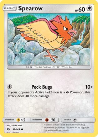 Spearow (97) - Sun & Moon