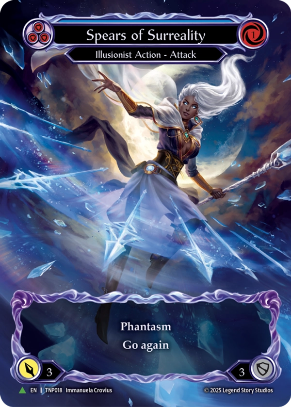 Spears of Surreality (Blue) (Marvel) (TNP018) Cold Foil - Flesh and Blood: Promo Cards